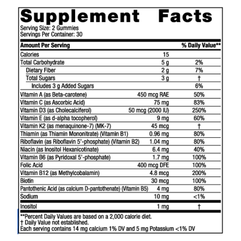 Women's Multivitamin Gummies (60 Gummies)