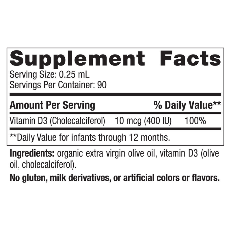 Baby's Vitamin D3 Liquid (22 ml)