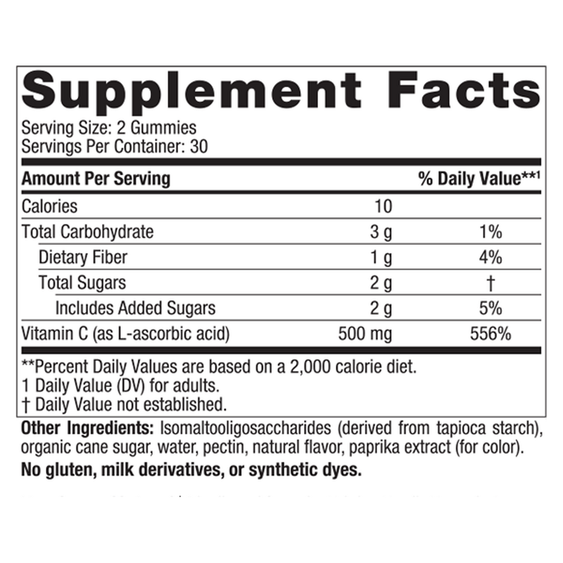 Extra Strength Vitamin C Gummies (60 Gummies)