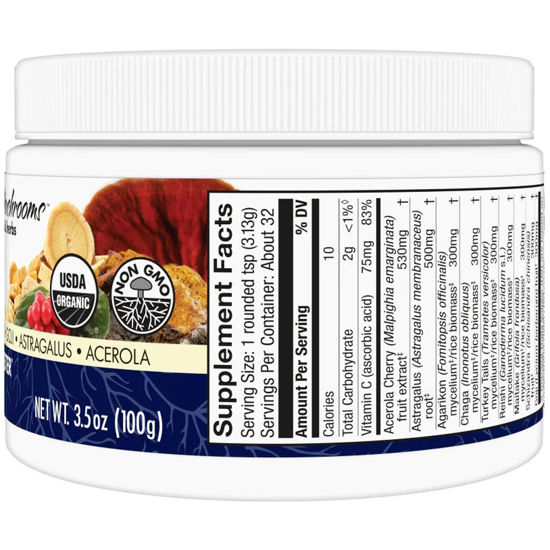 MycoBotanicals Immune (3.5 oz Powder)
