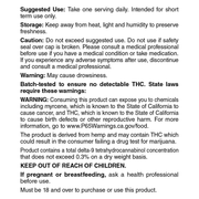Broad Spectrum CBD Softgel Capsules - Label (1500 mg)