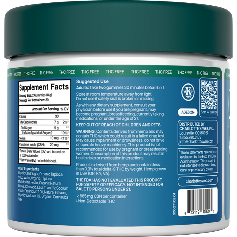 Stay Asleep Gummy (60 Gummies)