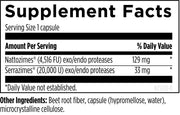 Natto-Serrazime (120 Capsules) Supplement Facts