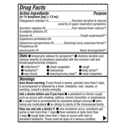 Umcka® Cold+Flu Syrup Berry label