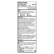 Umcka® ColdCare Menthol Syrup label