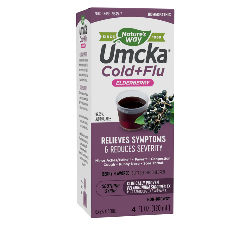 Umcka® Elderberry Cold + Flu Syrup 4oz