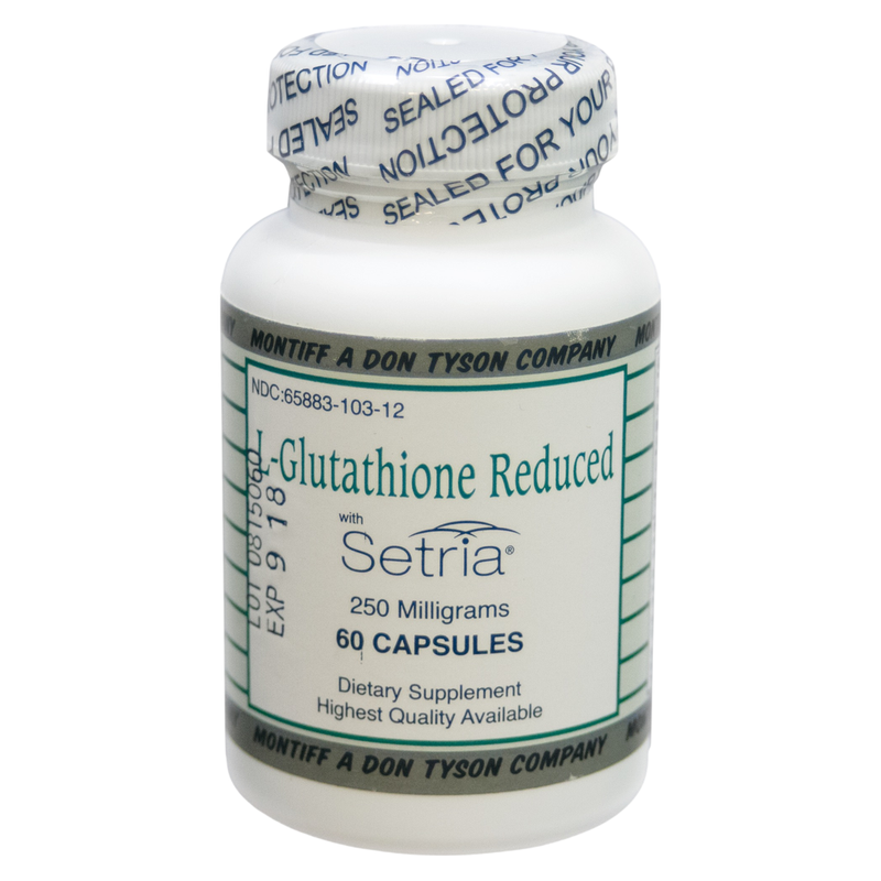 L-Glutathione Reduced 250mg (60 Capsules)