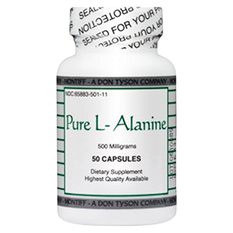 Pure L-Alanine (50 Capsules)