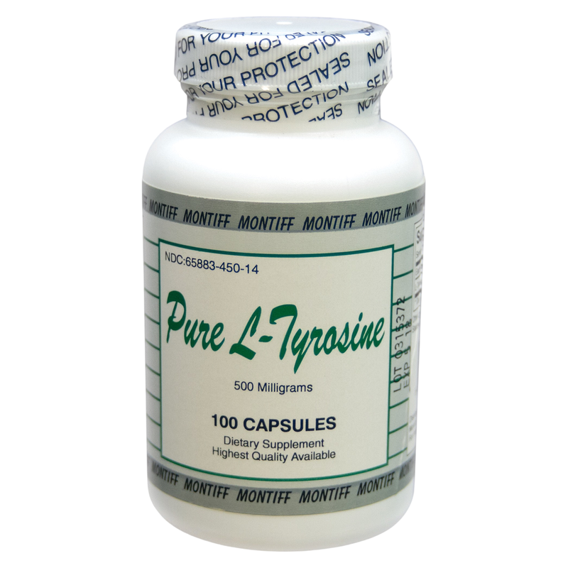 Pure L-Tyrosine (100 Capsules)