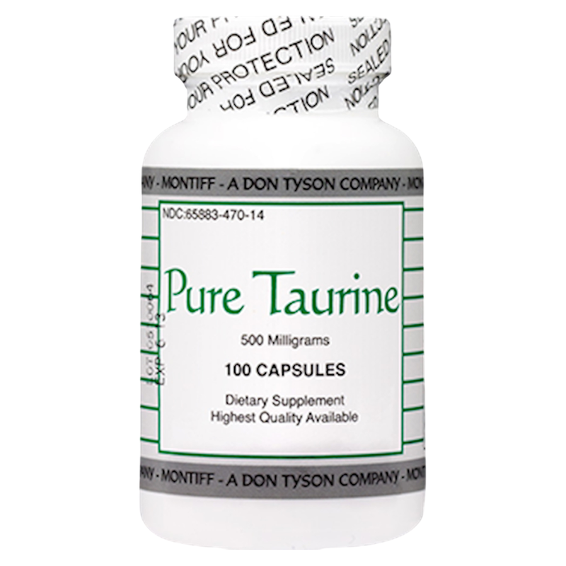 Pure Taurine 500mg (100 Capsules)