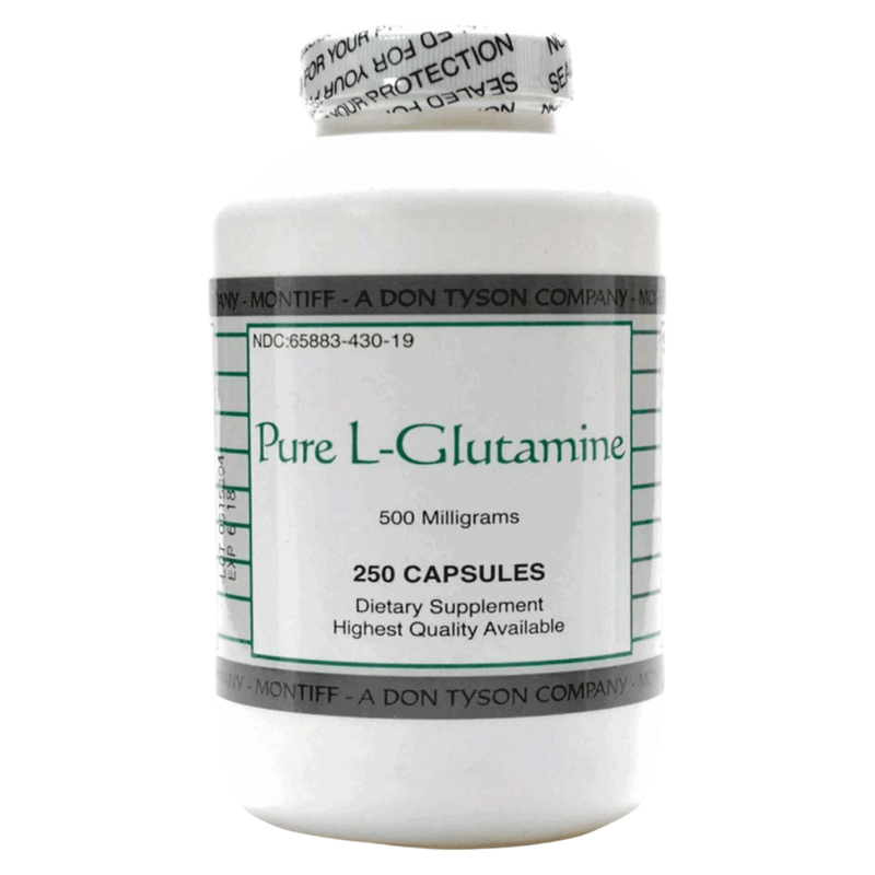 Pure L-Glutamine (250 Capsules)
