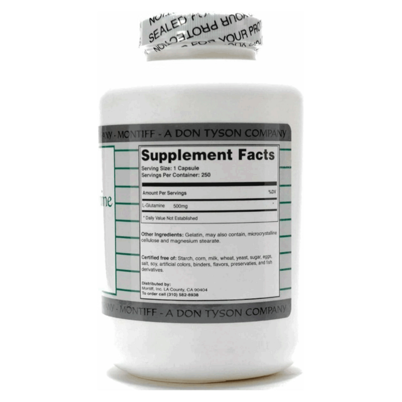 Pure L-Glutamine (250 Capsules)