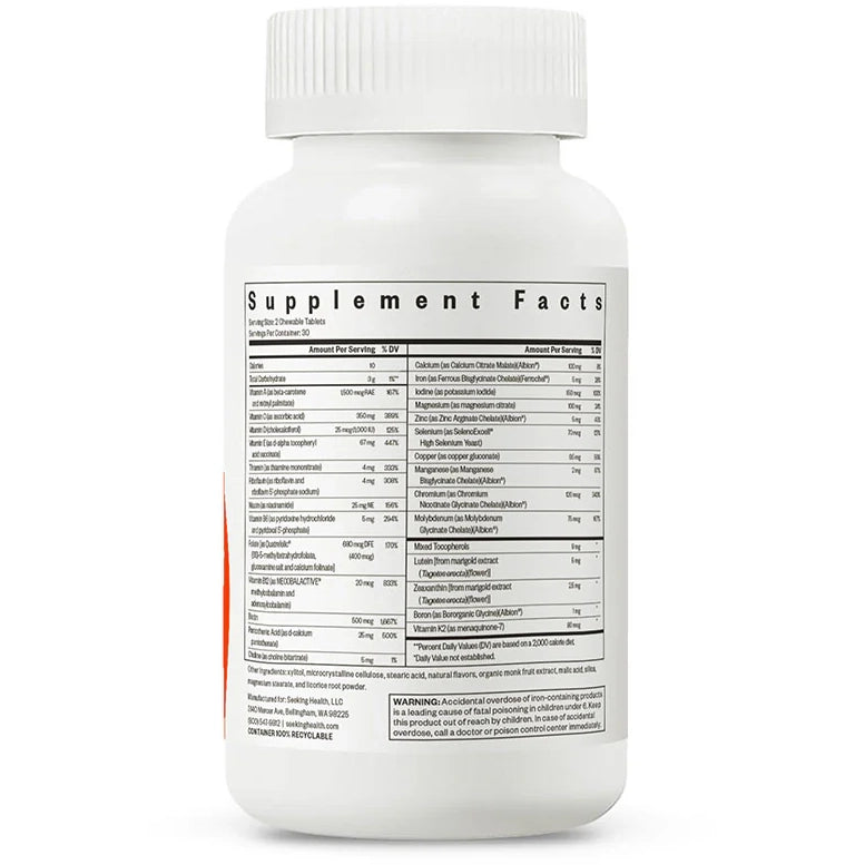 Optimal Multivitamin Chewable (60 Tablets)