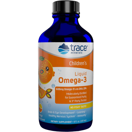 Children's Liquid Omega-3 (8 Fluid Ounces)-Vitamins & Supplements-Trace Minerals-Pine Street Clinic
