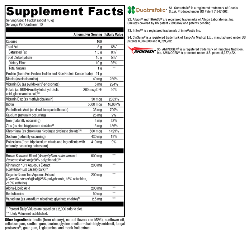 OptiMetaboliX Vanilla Delight (No Added Sugar, No Stevia) (10 Servings)