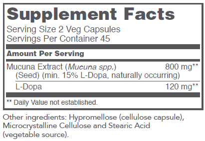 Mucuna Extract (90 Capsules)