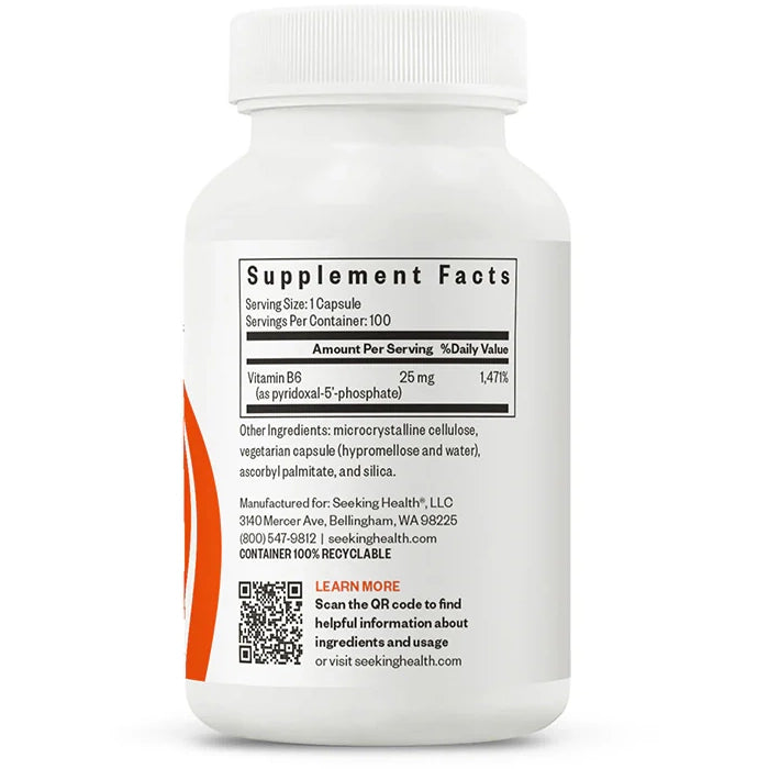 P-5-P (Pyridoxal 5-Phosphate) (100 Capsules)