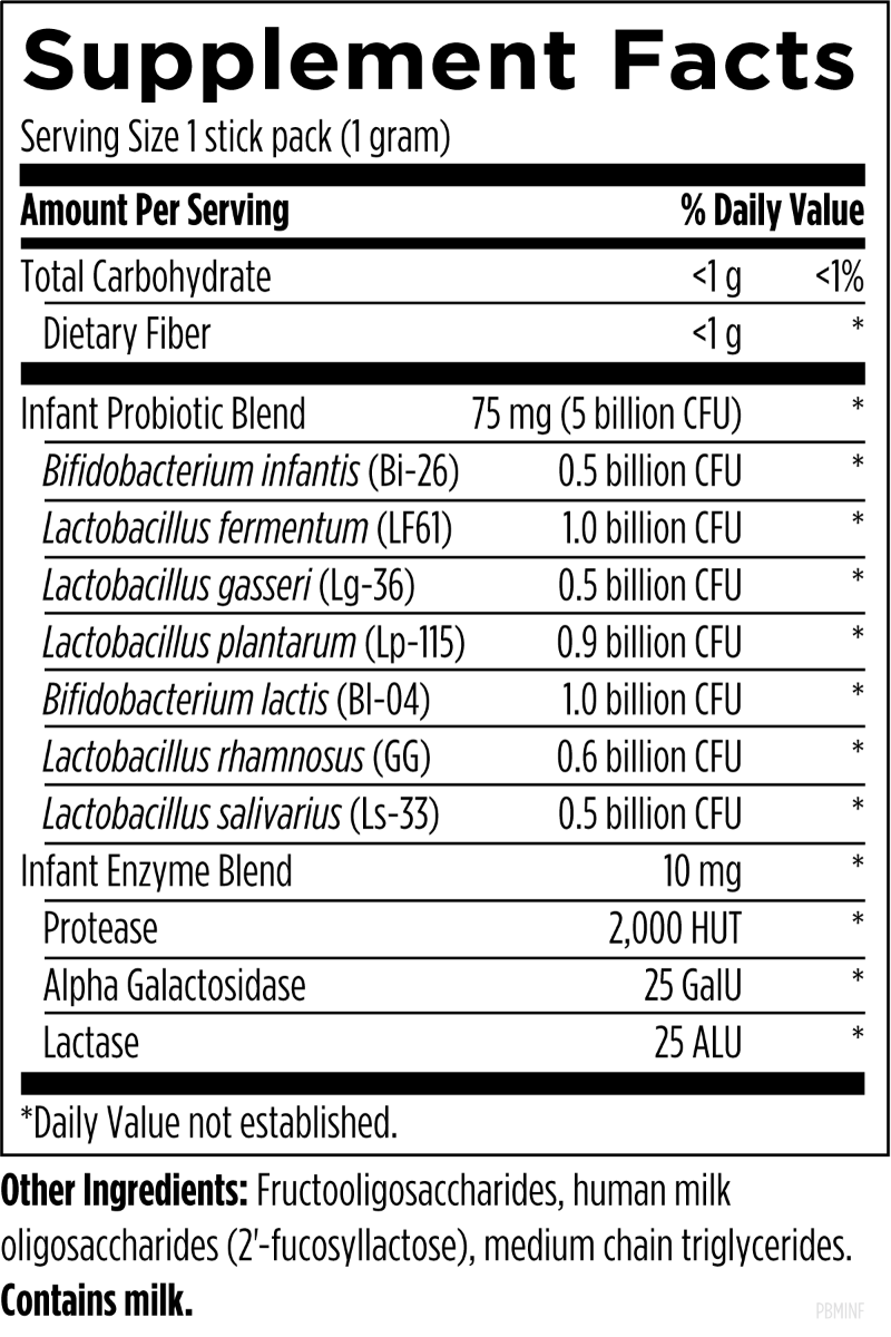 ProbioMed Infant (30 Packets) Supplement Facts
