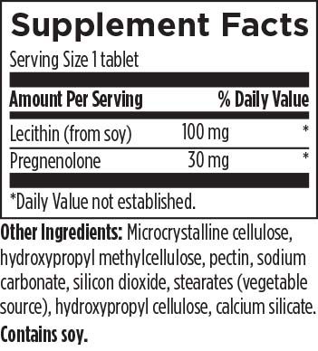 Pregnenolone CRT (60 Tablets) Supplement Facts