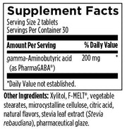 PharmaGABA (60 Chewables) Supplement Facts