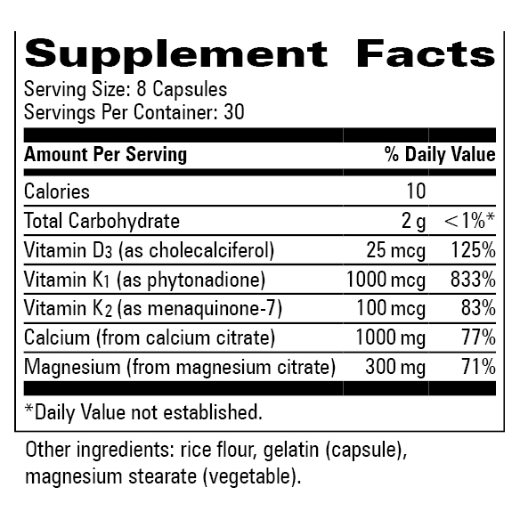 Osteo-Mins PM with D and K1, K2 (240 Capsules)