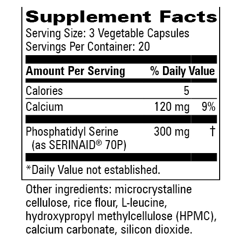 Phosphatidyl Serine (60 Capsules)