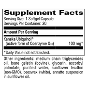 CoQ10 Ubiquinol 100mg (30 Softgels)