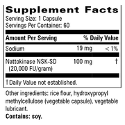 Natto NSK Mega 20,000FU (60 Capsules)