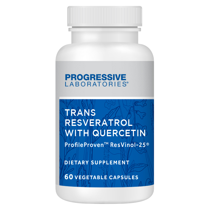 Trans-Resveratrol w/ Quercetin 125mg (60 Capsules)