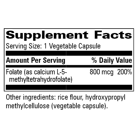 Methyl Folate (60 Capsules)