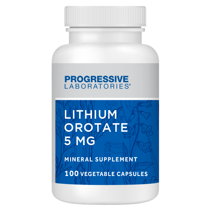 Lithium Orotate 5mg (100 Capsules)