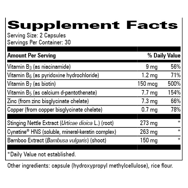 Hair, Skin, and Nail Resilience (60 Capsules)