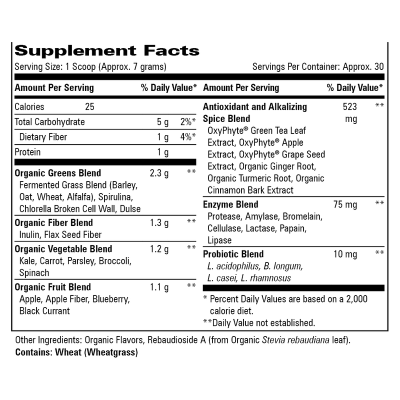 Alkalizing Greens Blend (210 g)