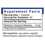 Melatonin 3mg Gradual Release (60 Capsules)