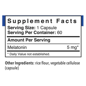 Melatonin 5mg (60 Capsules)