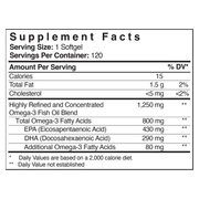 Omega 800 (120 Softgels)