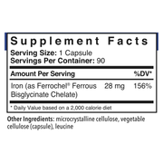 Iron Chelate (90 Capsules)