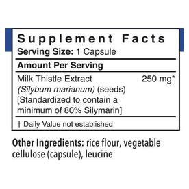 Milk Thistle 250mg (90 Capsules)