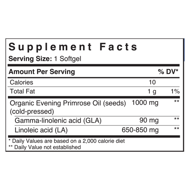 Evening Primrose Oil 1000mg (60 Softgel)