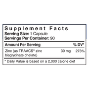 Zinc Glycinate (90 Capsules)