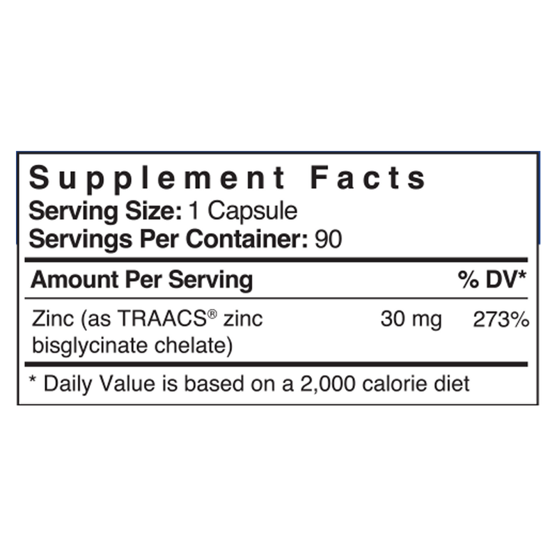 Zinc Glycinate (90 Capsules)