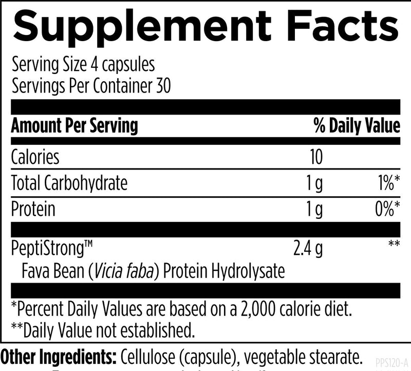 Performance Peptides (120 Capsules) Supplement Facts