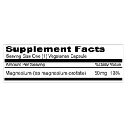 Magnesium Orotate 50mg (100 Capsules)