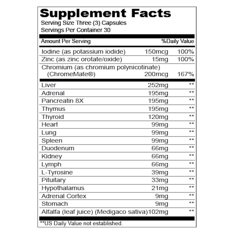 Total Gland Plus (90 Capsules)