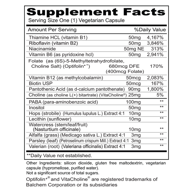 B Complex (60 Capsules)