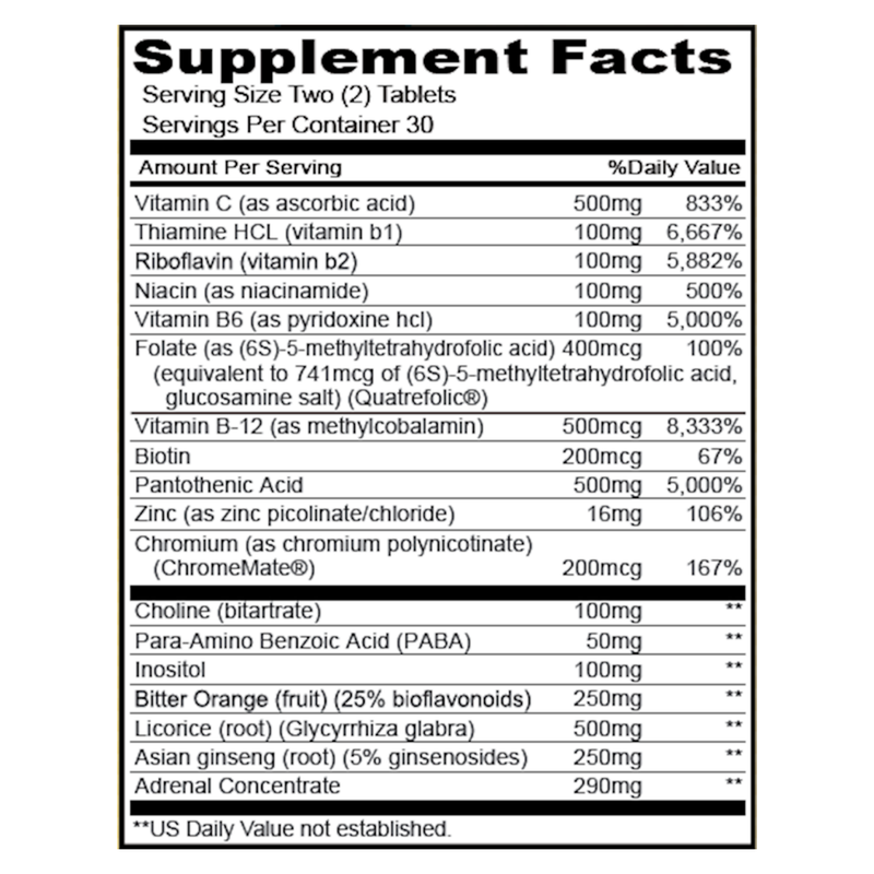 Mega Stress Formula (60 Tablets)