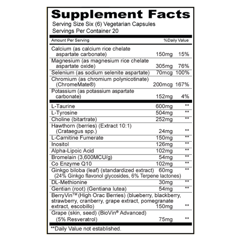 Healthy Heart w BioVin (120 Capsules)