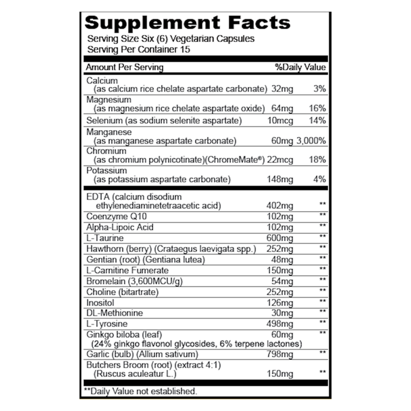 Cardio Chelation (90 Capsules)