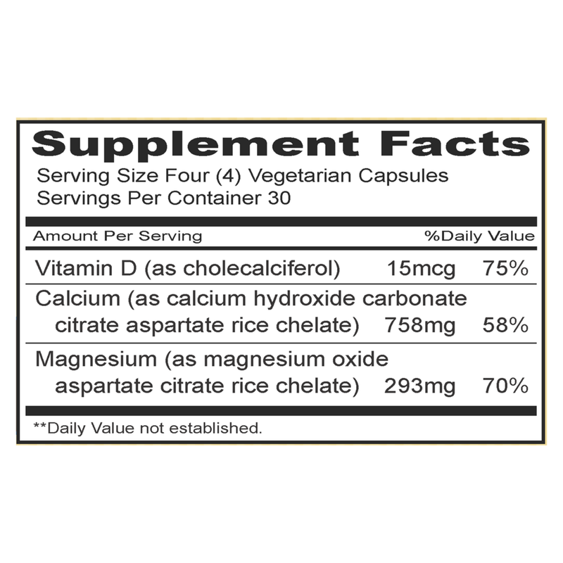 Cal-Mag + D3 (90 Capsules)