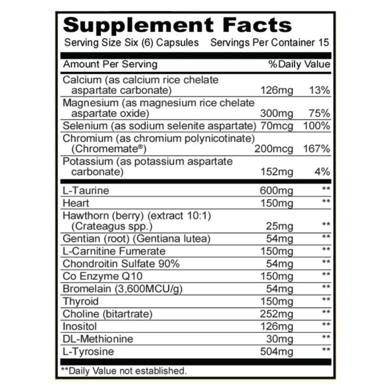Cardio Plus + w/CoQ10 (90 Capsules)